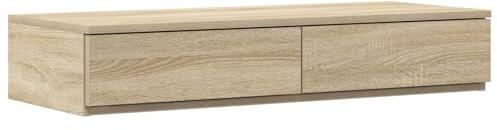 Eleganz Bett-Schublade Sonoma Eiche 90x36,5x16,5 cm aus Holzwerkstoff - Praktische Aufbewahrungslösung für Kleidung & Accessoires, platzsparend & stabil