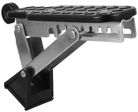 CLISPEED Marchepied Voiture Aluminium Noir Pédale Accès Toit et Porte Marche Latérale Installation Facile pour Suv et Camionettes