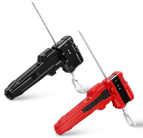 Beyblade Launcher, 20cm x 25.5cm, 2 Pack X Winder Launchers with Grip for Easy Control, Battling Gyro Accessories for Kids and Competitive Players, Black and Red