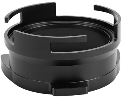 Haofy Imbuto Dosatore da 54 Mm in Lega di Alluminio per caffè Adatto Alla Serie 8 870 875 878 880 con Raccolta Polvere in un Unico Pezzo per Macinare il caffè e Prevenire Fuoriuscite per Baristi