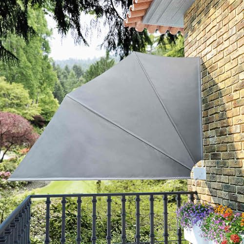 Faltbarer Balkonfächer, 160x240 cm, UV-beständig, für Terrasse und Garten
