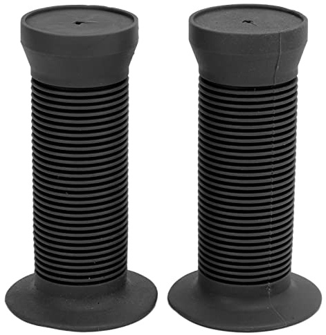 Empuñadura de Bicicleta para niños, empuñaduras de Manillar de Bicicleta Impermeables Antideslizantes para Bicicleta Infantil (Negra)