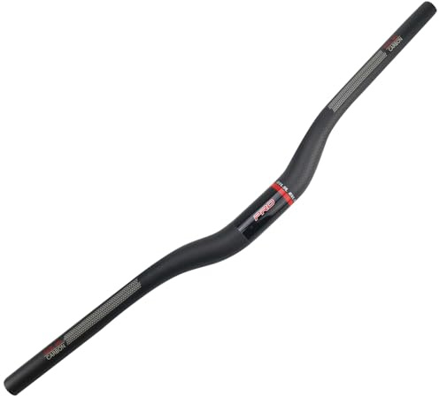 RXL SL fahrradlenker carbon mtb Lenker downhill riser lenker 31.8 * 760mm | schwarz 3K matt riser lenker 31.8 carbon ergonomische Riser-geometrie mit 8° rückwinkel