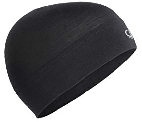 Icebreaker Merino Chase Beanie Mütze für Erwachsene Herren, Damen, leichte Dehnbare Wintermütze mit Bündchen für das Laufen, Wandern, Training – geruchsabweisende Beanies, schwarz