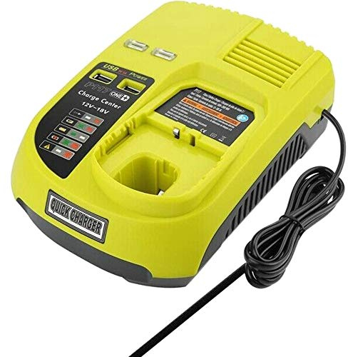 Batterie Chargeur Rapide Station de Charge 12V-18V NI-MH NI-Cd Li-Ion pour Ryobi BCP1817/2SM BPP-1813 BPP-1815 BPP-1817 BPP-1817/2 BPP-1817M BPP-1820 BPL1414