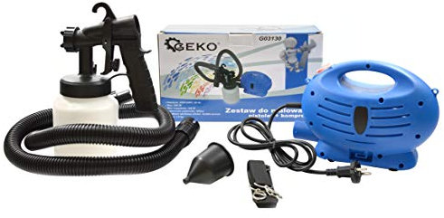 BSD Elektrische Farbsprühsystem, Farbspritzpistole - Kompressor, Spritzpistole und Zubehör - 650W, Behälter 800ml