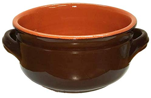 Colì Tegame Ciotola Alta in Terracotta Linea Bruna Diametro 17cm per sughi zuppe minestroni