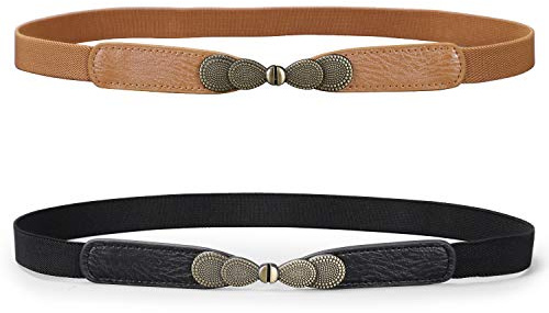 JasGood bälte för klänning damer bälte elegant bälte med enkel stil unik design dambälte elegant och fashionabel för kort och lång kjol klänning