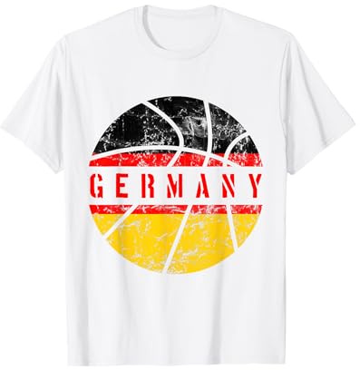 Deutschland Flagge Basketball Sport Deutschland Team Fan Liebhaber T-Shirt