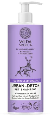 Wilda Siberica ekologiskt schampo Urban-detox för hundar och katter 400 ml