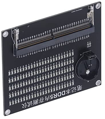 Scheda di Prova della Scheda Madre, Scheda di Prova della RAM del Computer Portatile Multifunzionale Meno Interferenza con la Luce del LED per la Riparazione del Computer (DDR5)