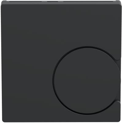Schneider Electric Merten Smart Home Connected Raumtemperaturregler-Modul, Unterputz, System M, Alexa, Google Home, Zigbee, schwarz, Artikelnummer MEG5779-0403