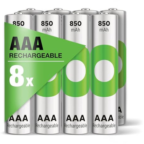 GP RECYKO AAA Akku Micro NiMH 850 mAh, 1,2V, 8 Stück