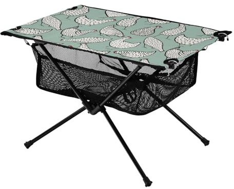 FRODOTGV Tabletttisch, rustikal, Bauernhaus, Hühner, rechteckig, Camping, Outdoor, Kochen, Picknick, Camping, Reisen