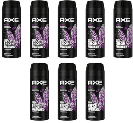 AXE Bodyspray Excite 8x 150ml Deospray Deodorant Deo Spray Herren Männer Men Männerdeo ohne Aluminium