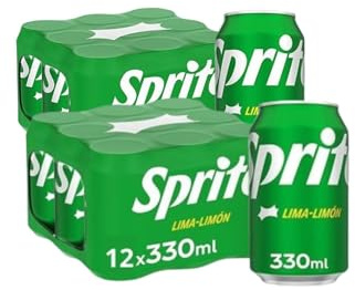 UBOON - Lima-Limón, Bajo en Azúcares y Calorías, Pack 24 Lata 330ml