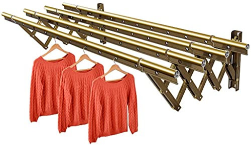 Wandmontierter Wäscheständer, faltbarer Wäscheständer, tragbarer ausziehbarer Handtuchhalter, modisches Design für drinnen und draußen