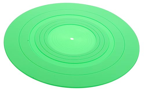 Schallplattenschutzmatte aus Silikon, Grün, für Vinyl Plattenspieler | Zubehör Plattenspieler, Plattenspieler Vinyl Matte, Matte für Scheibe