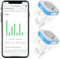 EIGHTREE Prise Connectée WiFi 2.4G/5GHz, Prise Intelligente Programmable, Compatible avec Alexa/Google Home, Suivi de Consommation, Contrôle Appli/Voix, 16A 3680W, Type F, 2PCs