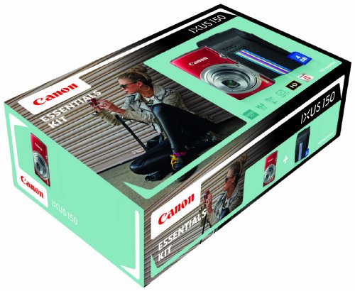 Canon IXUS 150 Point and Shoot Digital Camera 16MP, 8x Optical Zoom 2.7 inch LCD (Renewed)