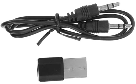 Holibanna USB-Wireless-Audio-empfänger Auto-Adapter mit -aux-Ausgang für Heim-Audio-systeme Lautsprecher und Verstärker Schwarz