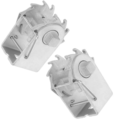 BESTonZON Tendifilo a Cricchetto per Recinzione Agricola 2 Pezzi Strumento di Tensionamento Filo di Ferro Riutilizzabile Bloccaggio Sicuro Compatto e Portatile per Coperture e