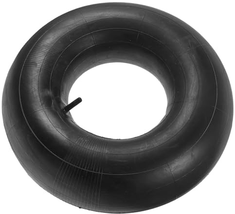 ULTECHNOVO Chambre à Air de Brouette en Caoutchouc Noir, Polyvalente et Solide, Adaptée aux Tracteurs et Brouettes pour Divers Terrains et Applications