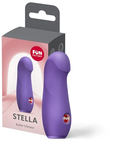 Fun Factory Stella | minivibrador para mujeres | estimulación específica del punto G | 12 programas de vibración | formato de viaje | IPX7 | funciona con pilas
