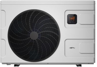 ALSAVO INVERBOOST Poolheizung Inverter 7,5kW COP16 WiFi Sprachsteuerung | Vollinverter, R32, ABS-Gehäuse, Pool-Wärmepumpe, 10-25m³