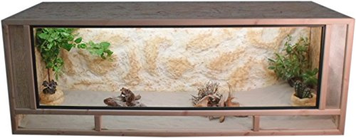 OSB Terrarium - Holzterrarium - Front aus massiven Fichtenhholzrahmen - Made In Germany !! (140x50x50cm)