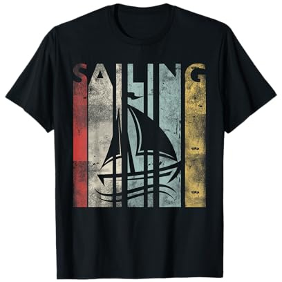 Segelschiff T-Shirt I Geschenk Segler Segeln Boot Sailing T-Shirt