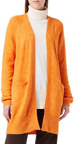 ICHI Damen IHKAMARA CA2 Strickjacke, 161164/Orange Pepper, S