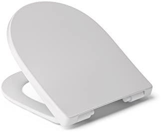HARO Toilettensitz Lopata SoftClose (WC-Sitz weiß alpin, mit Softclose + TakeOff, Deckel Wrapover, keilförmig, Verstellsystem Schlitzscheibe)
