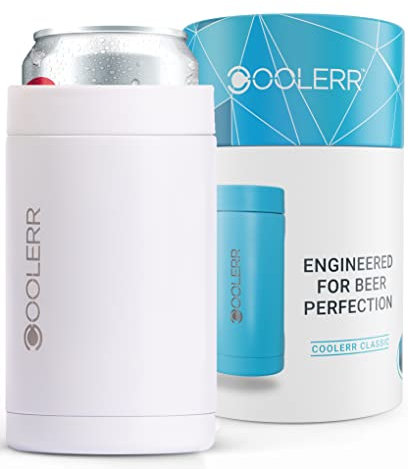 Coolerr Refrigeratore per lattine termiche classico e refrigeratore per bottiglie da 330 ml, lattine da 440 ml, bottiglie da 330 ml, regali di birra, gadget da uomo, regali per lui,