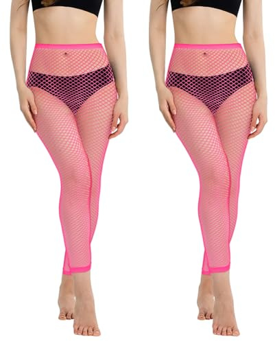AOMIG 2 ST Svarta nätstrumpbyxor för kvinnor, Strumpbyxor Fisknätstrumpor, Nätstrumpbyxor Strumpor, Höga strumpor Sexig outfit, Strumpbyxor med hög midja, One Size Fit All