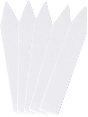 SEWOART 1000st Pflanzenpfähle Bambus-garten-tags Farbige Gartenmarkierungen Für Pflanzen Etiketten Für Gartenpfähle Kinderzimmer-etiketten Trays-tag Stake-tags Druckbar Bambuspflock Weiß