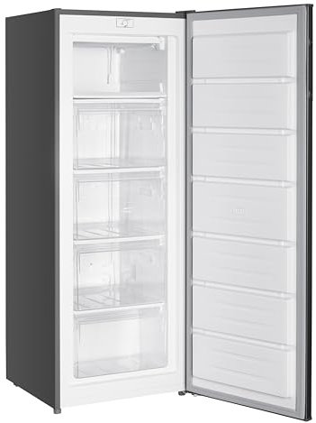 Haden 168L Freestanding Tall Freezer - Reversible Door - 4 x moveable draws & 1 Top tray - Manual defrost - Mechanical temperature control - 143cm Height
