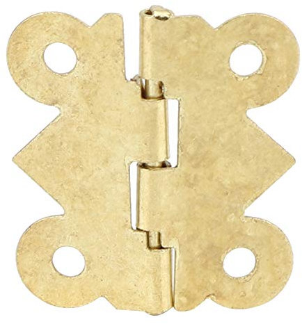 100 Stück Metall-Schrankschloss, Hardware-Beschläge für Schmuckschatullen, Dekorative Haspe mit Schmetterlings-Antik-Bändern, Retro-dekorative Haspe für die Box-Dekoration