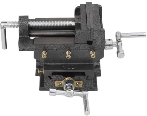Kangmusi Maschinenschraubstock Kreuztisch Handbetrieb 78 mm, kangmusi141312