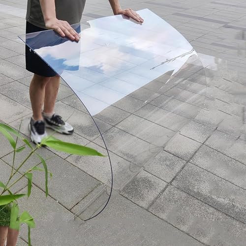 Robuste, regenfeste, isolierte Gewächshaus-Dachplatten mit Beleuchtungsfunktionen, ideal für Gewächshausschuppen und Carports (1,96 x 65,1 m)