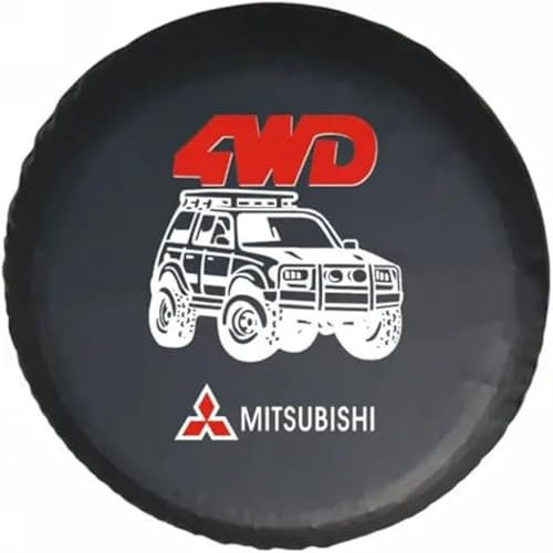 ZUOYYMAI 1 Stück Ersatzradabdeckungen für Mitsubishi AIRTREK 2022 2023,Reserveradabdeckung Reifenabdeckungen Reifentaschen Reifencover Radschutzhülle Auto Exterieur Zubehör,17inch