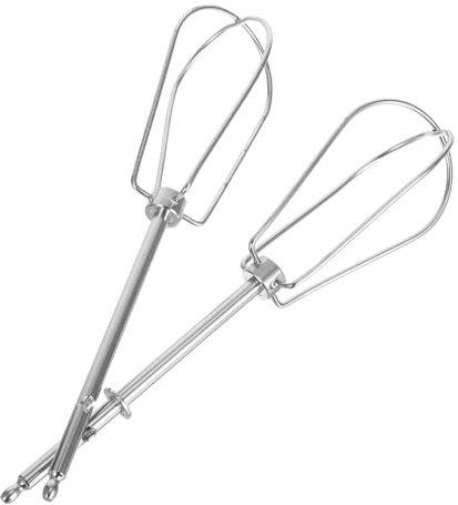 Gatuida 2 Piezas Barra De Agitación Accesorios Para Batidoras De Mano Accesorio Para Mezclar Batidora De Mano De Alta Resistencia Accesorios Mezcladores Plata Acero Inoxidable Reutilizable