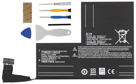 K KYUER High Capacity 53Wh F7A F7G Laptop Battery for Steam Deck LCD, Steam Deck OLED Handheld Gaming Console Portable PC Gamer Series Valve AHA42227034 AHA42226009 AHA42227033 Replacement Battery