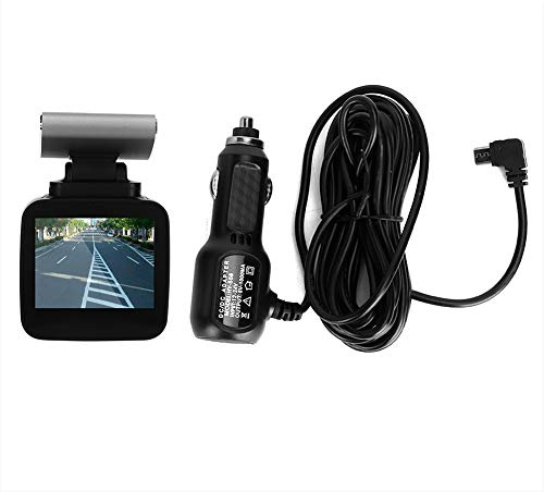 Grabadora de conducción de automóvil Desmontable HD Cámara de Tablero con Sensor G Detección de Movimiento Cámara DVR de 3MP Grabación en Bucle de visión con Poca luz para