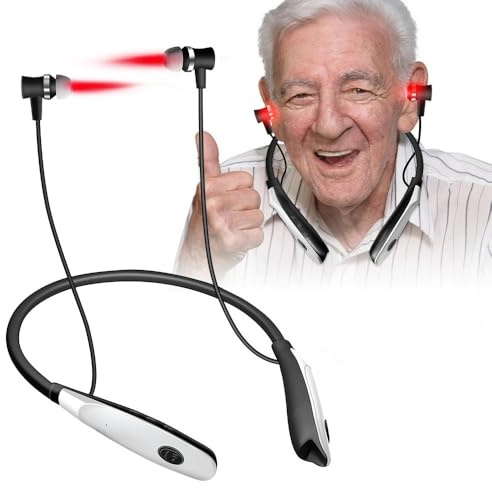 Aurivo Rehears Rotlicht Kopfhörer Infrarot Ohrstöpsel - 650nm Rotlicht Gerät Für Nase Und Ohren, Tinnitus Linderung,Schlafhilfe (1pc)