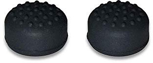 2 Stück Silikon Analog Thumb Stick Grips Caps Thumbsticks Joystick Kappe für Nintendo Switch Poke Ball Plus Pokeball NS Baoke Dream Elf Ball Plus Controller (schwarz)