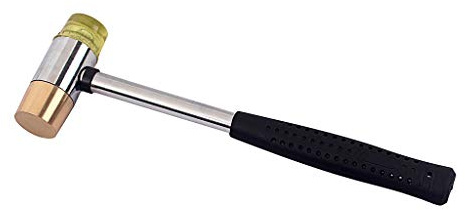 Alnicov Gitarr Fretting Hammare med dubbelt huvud 26 mm diameter för gitarr bas mandolin banjo och ukulele