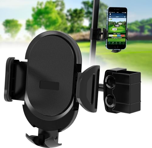 10L0L Golfwagen-Handyhalterung, passend für die meisten Smartphones, kompatibel mit Yamaha G2-G29, EZGO TXT RXV Club Car DS Precedent Icon EV Star Golfwagen, 1,9 cm, 2,5 cm, 3,2 cm