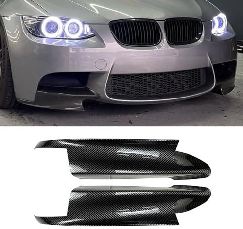 Auto Frontstoßstange Lippe Diffusor Seite Spoiler Splitter für BMW 3er E90 E91 E92 E93 M3 2006-2013 Body Styling Accessoires,Carbon Fiber Look
