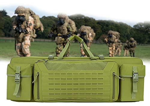 Premium Waffentasche 90/110cm, Premium Abschlie?Bare Gewehrtasche Mit Abschlie?baren Rei?verschlüssen Und Taschen Für Zubeh?r, wasserdichte Langwaffenfutteral Zum Schie?en Und Jage